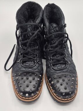 Sam Edelman Black Lug Sole Boot
